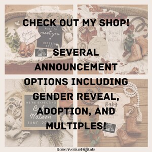 Digital Adoption Announcement / Adopting Announcement / Adopt Baby / Digital Announcement For Adoption / Social media Facebook Instagram image 7