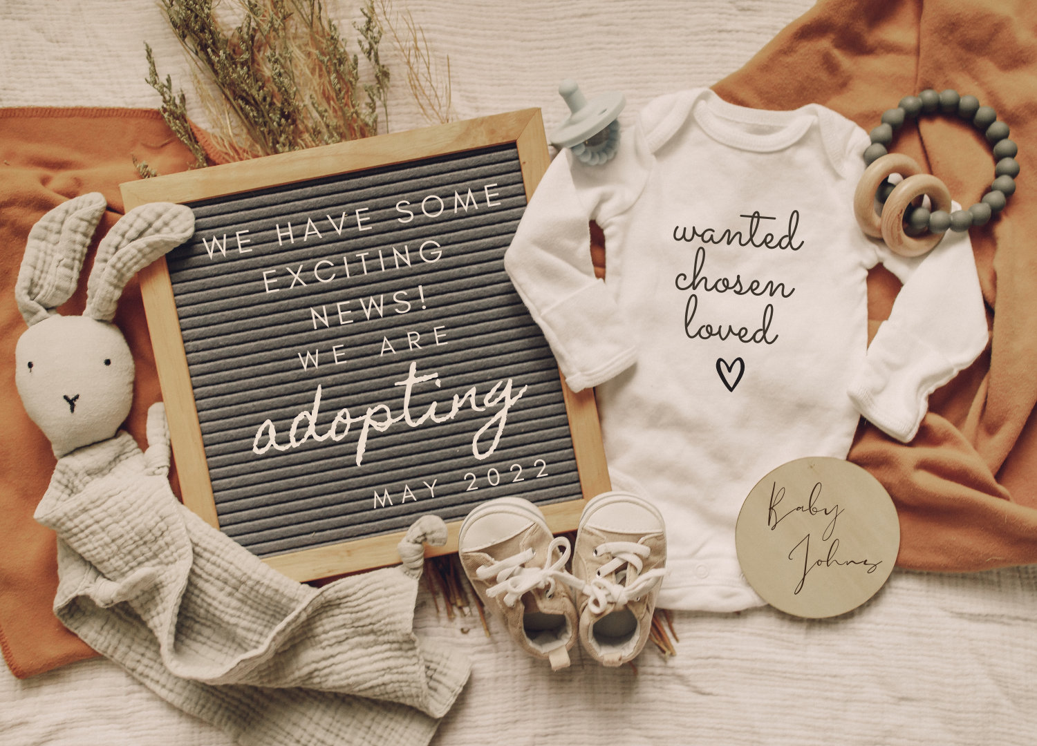 Buy Digital Adoption Announcement / Adopting Announcement / Chosen Loved /  Digital Announcement for Adoption / Social Media Facebook Instagram Online  in India - Etsy, image size:1500x1080