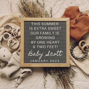 Digitale Schwangerschaftsmitteilung / Sommer Baby Ankündigung / Sommer Schwangerschaft / Erwartet ein Baby / Social Media Facebook Instagram