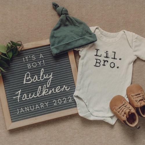 It's a Boy Gender Reveal Boy Pregnancy Announcement Etsy