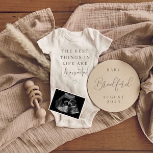 Digital Pregnancy Announcement / Baby Announcement / Unexpected Pregnancy / Letter Board Baby / Download Social Media Facebook Instagram