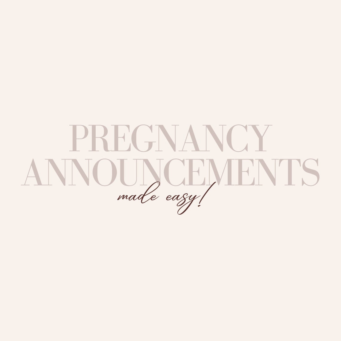 Digital Pregnancy Announcement Gender It's a Girl Etsy