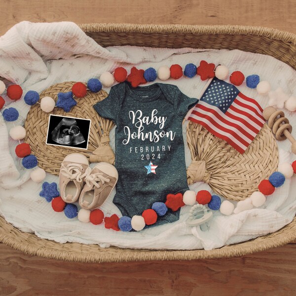 Labor Day Pregnancy Announcement Etsy
