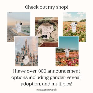 Digital Pregnancy Announcement / Neutral Cake Baby Announcement / White Cake Gender Reveal / Download Social Media Facebook Instagram image 9