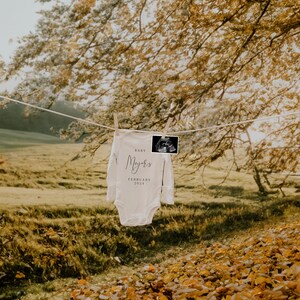 Digital Autumn Pregnancy Announcement / Digital Baby Announcement / Fall Pregnancy Announcement / Download Social Media Facebook Instagram