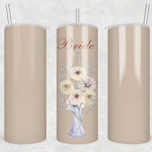 Bride Skinny Tumbler | 20 oz Tumbler | Gift Idea for Her | Gift Idea for that Special Bride | Perfect Bride Gift