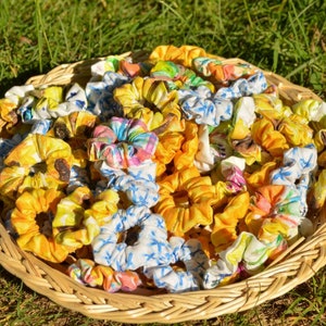 Mini scrunchie, criança, bebê, adolescente, cabelos finos, acessório de cabelo
