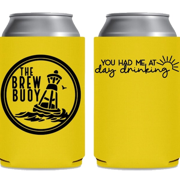 HADME DAY DRINKING/ Brew Buoy/ Floating Can Cooler/ Floating Drink Holder/ Floating Cozie/ Drink Holder/ Can Cooler/ Floating Drinkware
