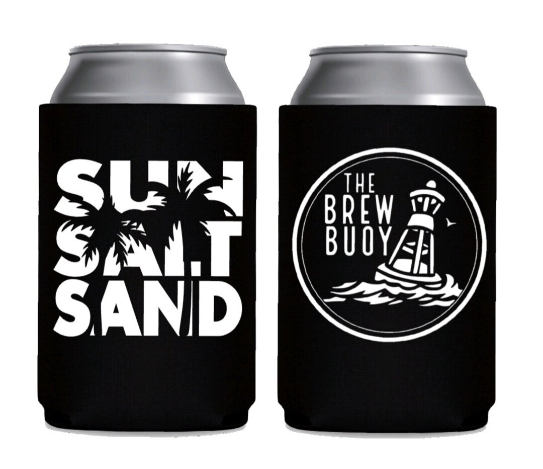 SUN SALT SAND/ Brew Buoy/ Floating Can Cooler/ Floating Drink Etsy