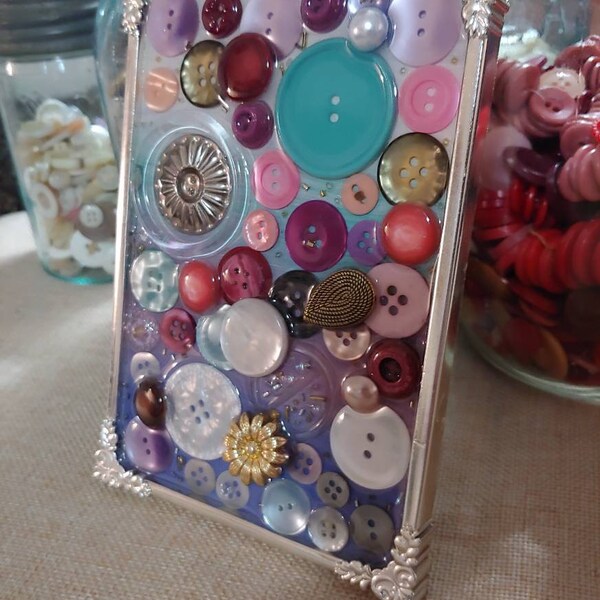 Vintage Button Art Etsy