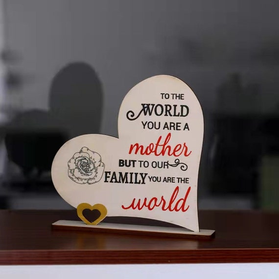 Mother's Day Wooden Ornament Mother You Etsy