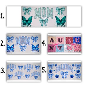 UV DTF 16oz Cup Wrap für 16oz Becher Glas oder Acryl