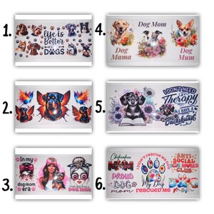 UV DTF 16oz Cup Wrap für 16oz Becher Glas oder Acryl