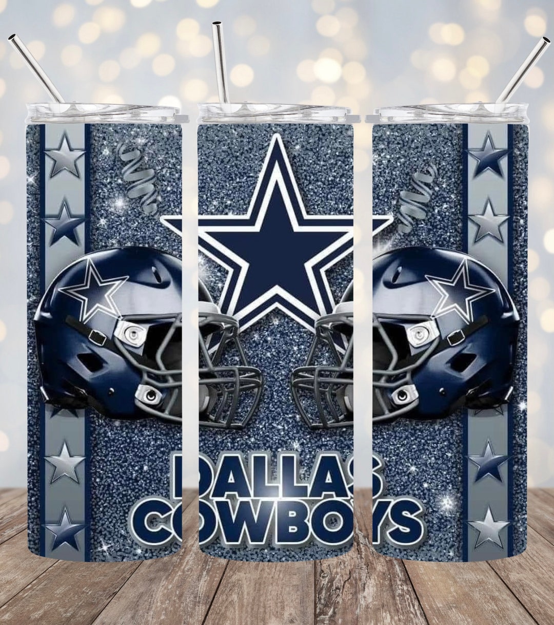 20oz Sublimation Skinny Tumbler 20oz Tumbler Dallas Cowboys Tumbler - Etsy