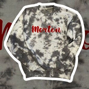 Tie Dyed-School/Town Spirit Crewneck