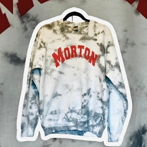 Tie Dyed-School/Town Spirit Crewneck