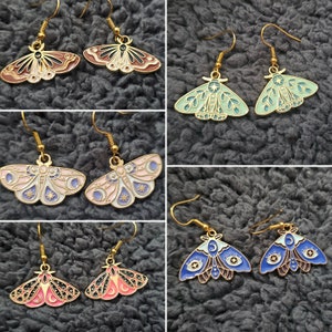 Moth Earrings