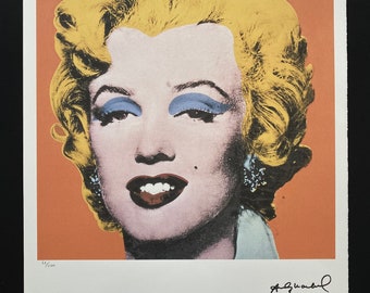Andy WARHOL (d'après) - Marilyn Monroe Baby orange,1986 - Lithographie