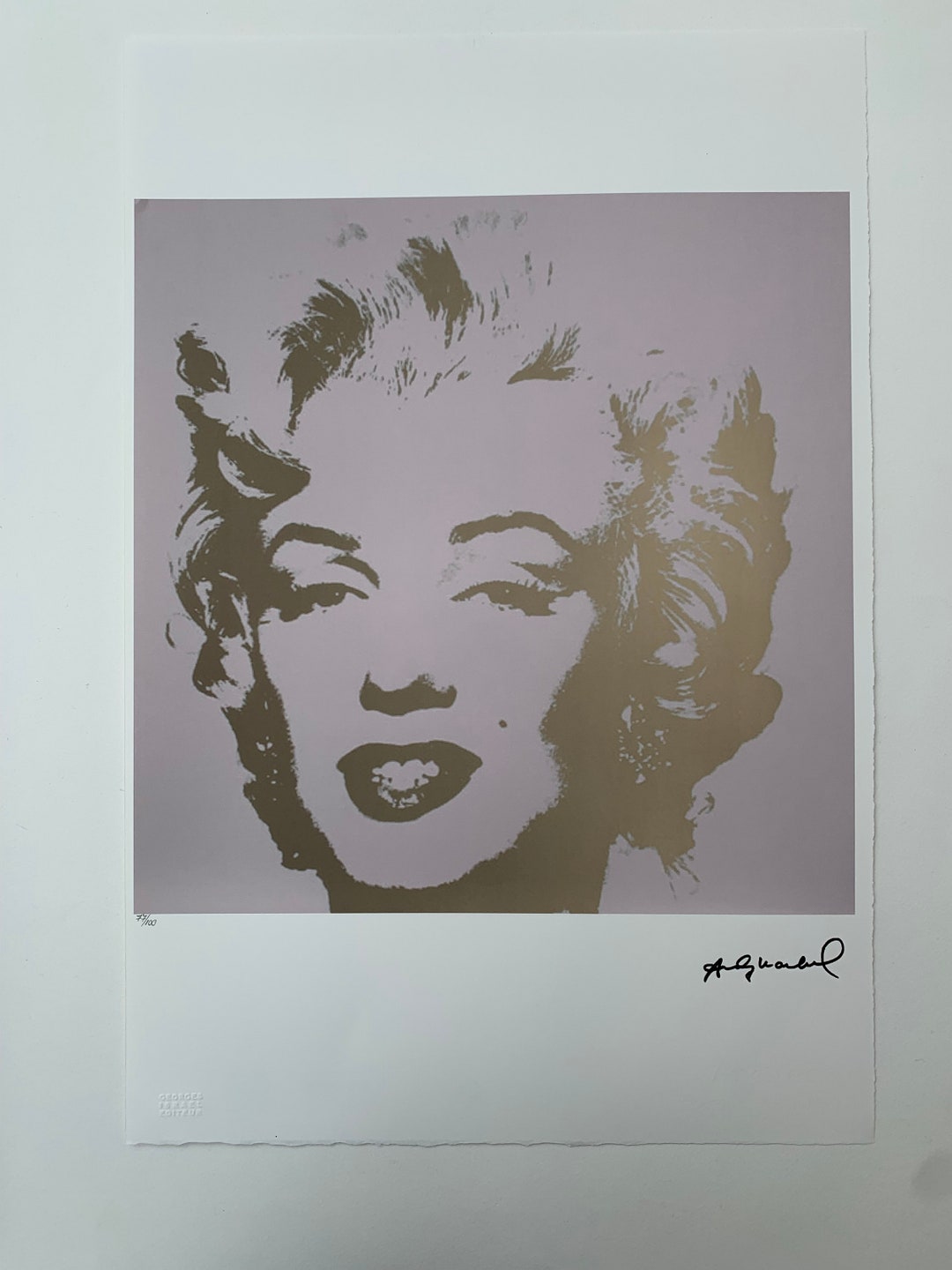 Andy Warhol Marilyn Monroe Lithography Leo Castelli Edition
