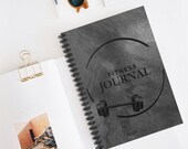 Fitness Journal Spiral Notebook | Workout Log, Ruled Lined