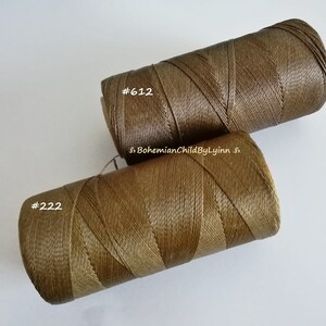 Ø 0.5mm Linhasita® Waxed Yarns: 5m/ 10m/ 20m Macrame Yarns Jewellery Making Waxed Threads Leather Sewing Threads Scrapbooking afbeelding 10