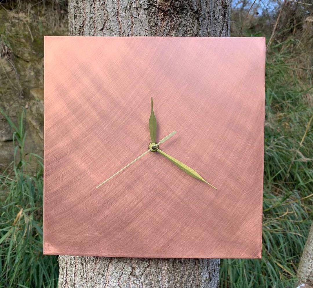 Copper Wall Art /metal Wall Clock/artistic Copper Wall Clock/copper
