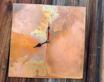 Copper Wall Art /Metal Wall Clock/Artistic Copper Wall Clock/Copper Wall Art