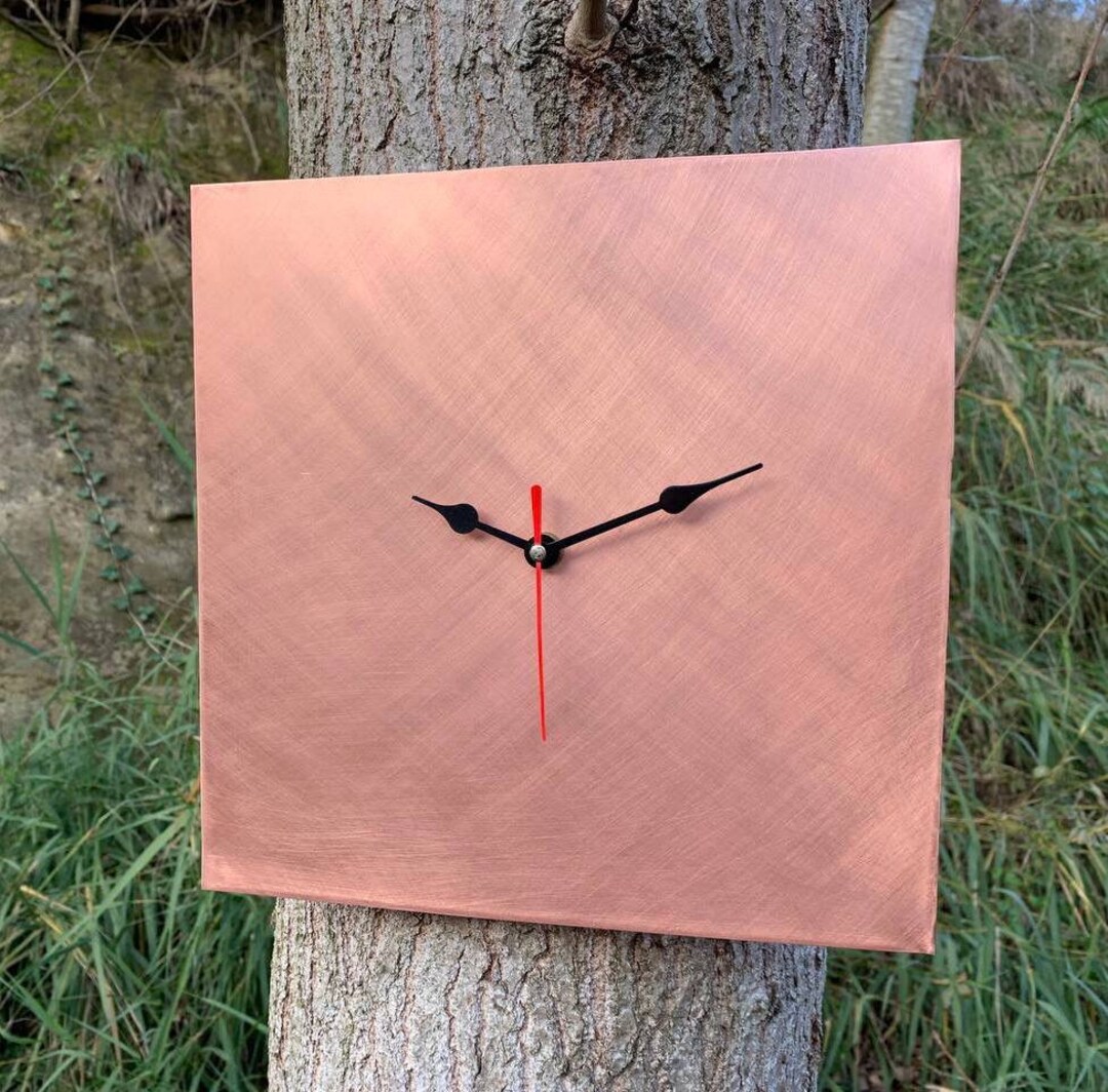 Copper Wall Art /metal Wall Clock/artistic Copper Wall Clock/copper