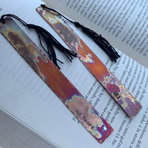Personalized Copper Bookmark - Elegant Handcrafted Design with Custom Engravings | Perfect Gift for Book Lovers