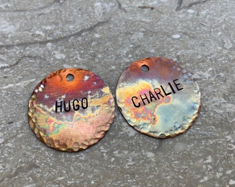 Custom pet ID /  Dog Name Disc/Name Tag/Dog Tags For Dogs/Engraved Pet Tags/Bone Dog Tag/Puppy Tag/