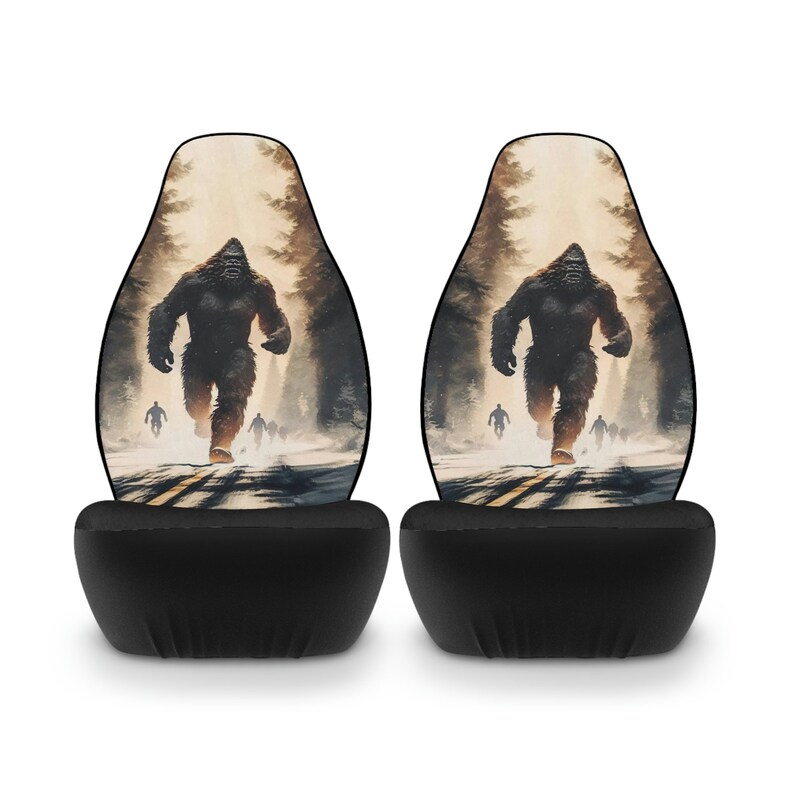 Bigfoot Polyester Car Seat Covers Sasquatch Car Seat Covers Etsy