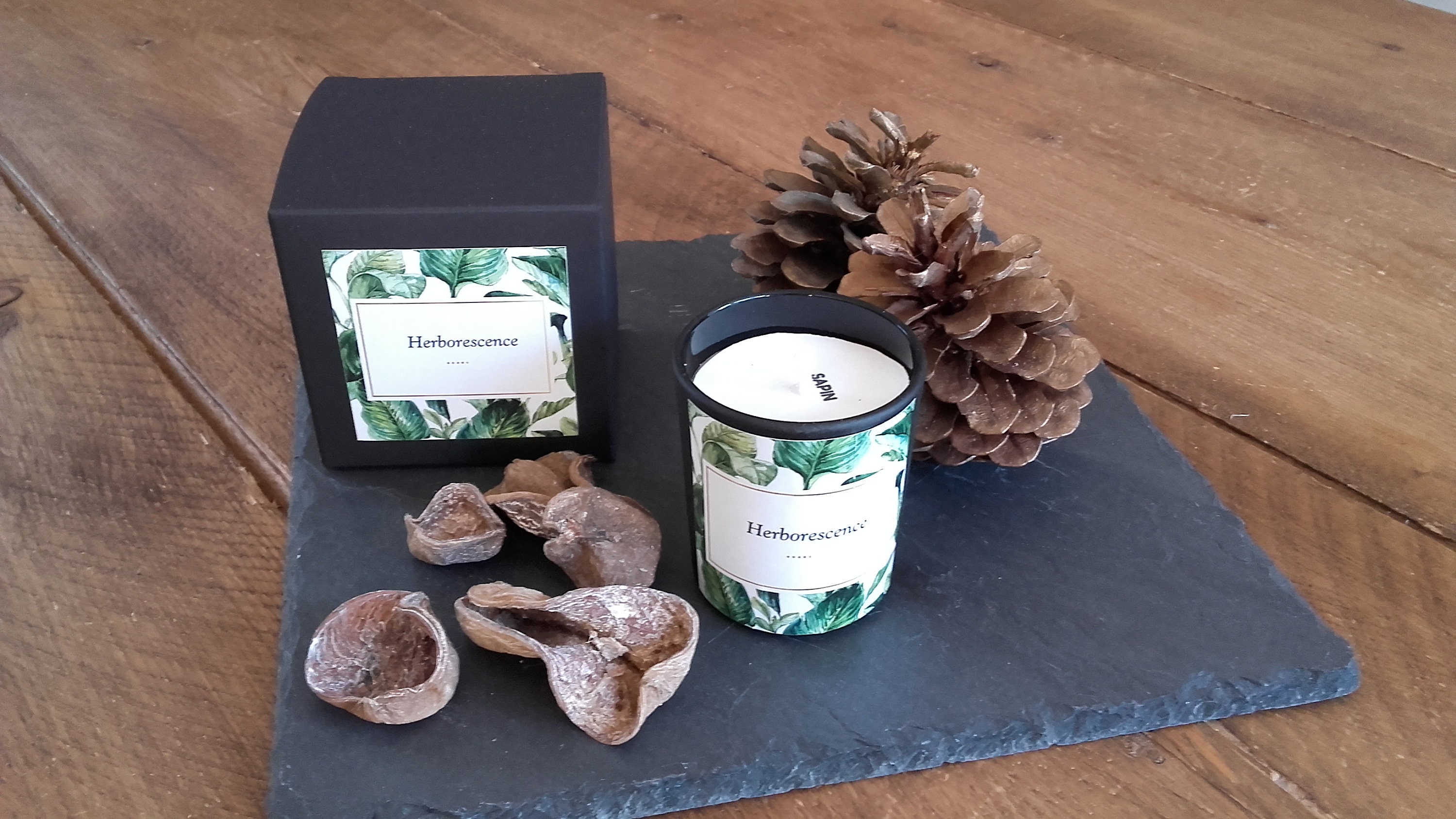 Bougie Végan Parfumée Sapin