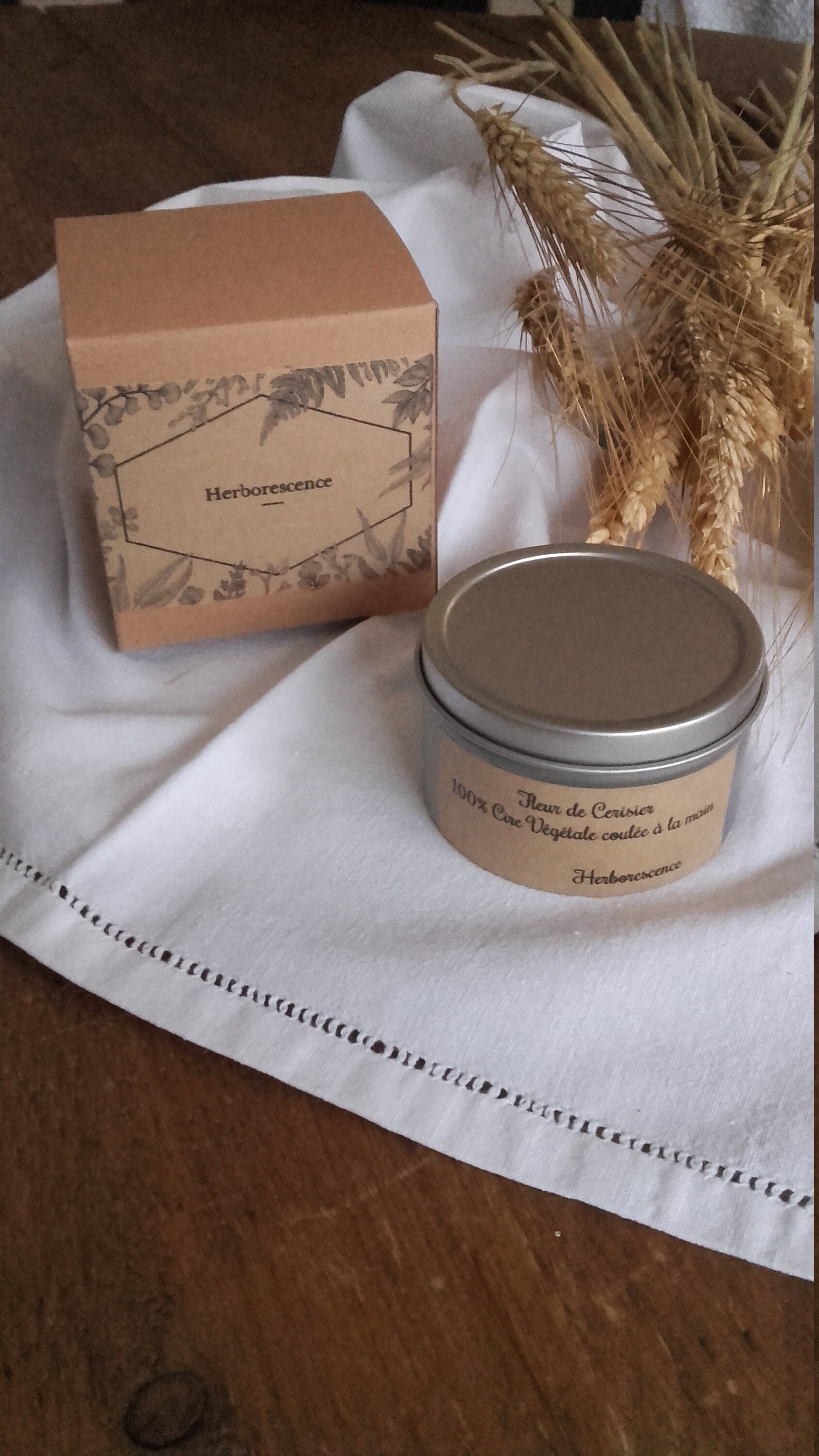 Bougie Végan Parfumée Fleur de Cerisier Japonais