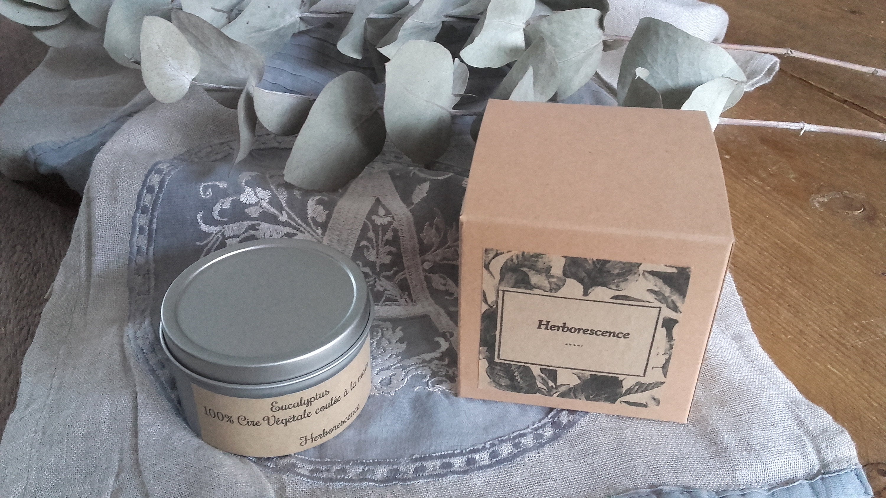 Bougie Végan Parfumée Eucalyptus