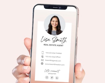 Digital Business Card Template , Digital Business Card for text, Textable Business Card, Real estate Farming, Real Estate Marketing