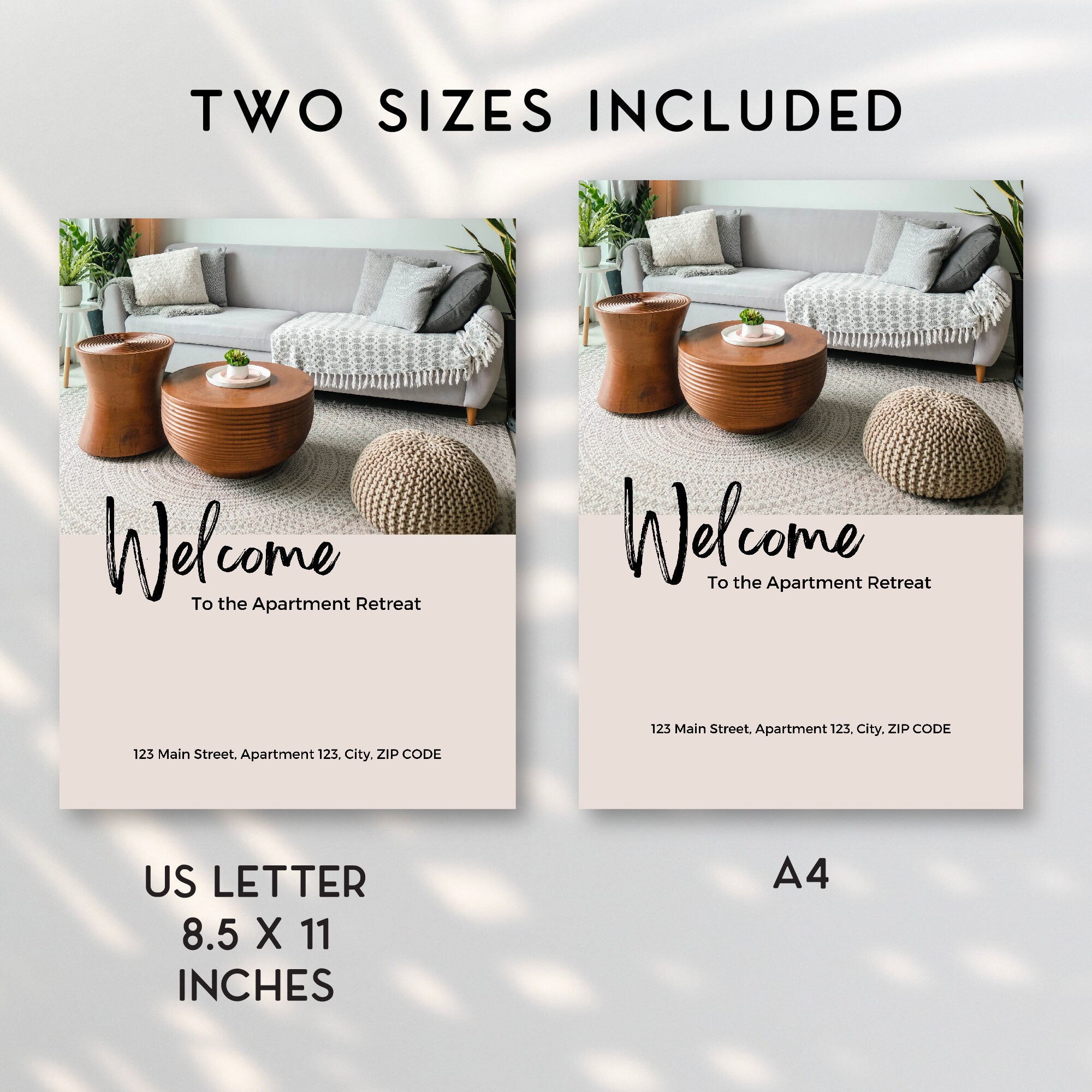 Book Template Modern, Vacation Rental Guest Book, Guide Book Template Modern, Vacation Rental Guest Book, Guide