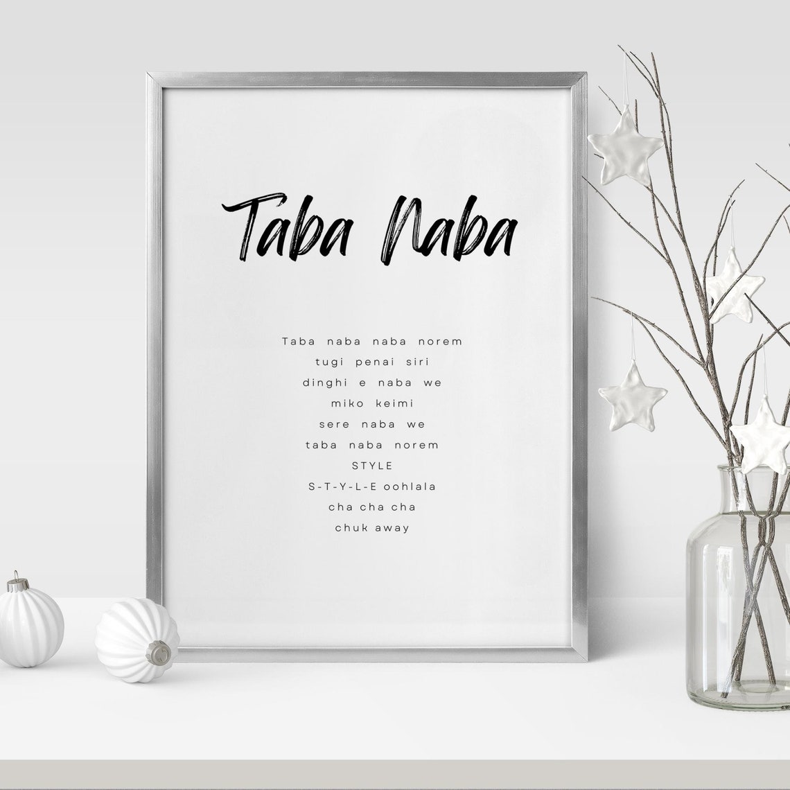 Torres Strait Island Taba Naba Song Lyrics Wall Art Home Decor Etsy