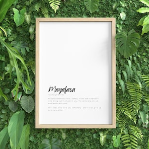 Niue Family Definition (Magafaoa) Digital Print, Home Decor,  - Made by Niueans - Share our culture in your home with family and friends!