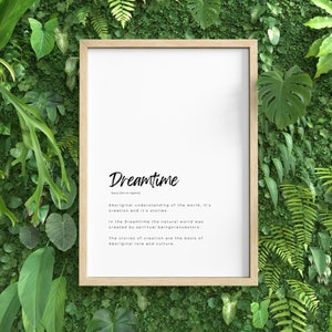 Aboriginal Dreamtime Dreaming - Leraren embed Aboriginal en Torres Strait Islander Perspectieven - Digital Print - Geweldig voor Home Decor