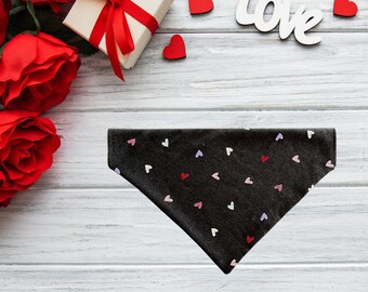 Valentine's Day Dog Bandana, Valentine Day Gift, Bandanas for Dogs, Dog Mom Gift, Gift for Her, Valentine's Day Bandana, Gift for Dog