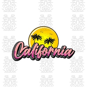 california beach, beach png, california png, vibes png, island png, surf png, good vibes, sunshine, tropical png, shirt png, digital, art