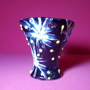 Vintage Französische Mid Century Modern Keramik Vase (S663)