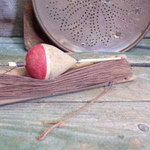 French Antique Fishing Line early 1900s s686