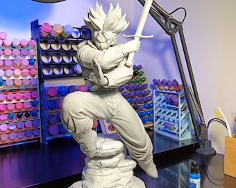 3D Printed Figure / Unpainted Kit / Warrior Z Figure