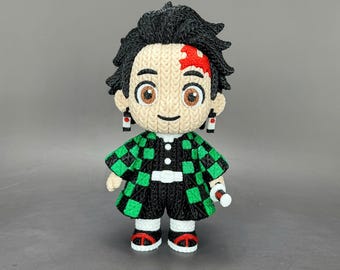 3D Crochet Stitch / Anime Figure / Demon Slayer