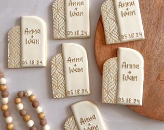 Personalized Wedding Cookies | Individually Wrapped Engagement Party Cookies