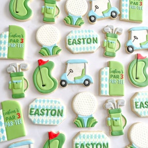 Golf Birthday Cookies | Par Tee Cookies