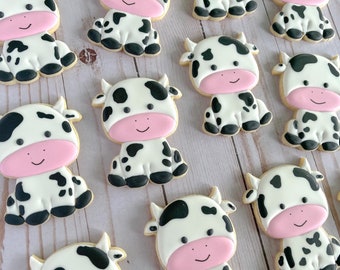 Cow Cookies | Individually Wrapped Cow Party Cookies