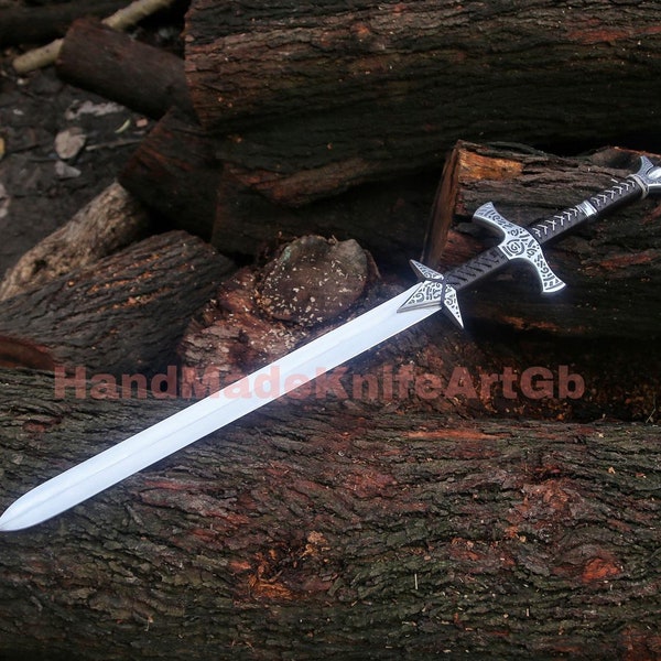 Custom handmade two handed Skyrim sword best anniversary and Christmas gift
