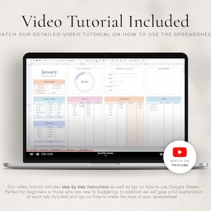 Budget Planner for Google Sheets, Monthly Budget Spreadsheet, Paycheck Budget Tracker, Weekly Budget Template, Biweekly Budget, Budgeting image 9